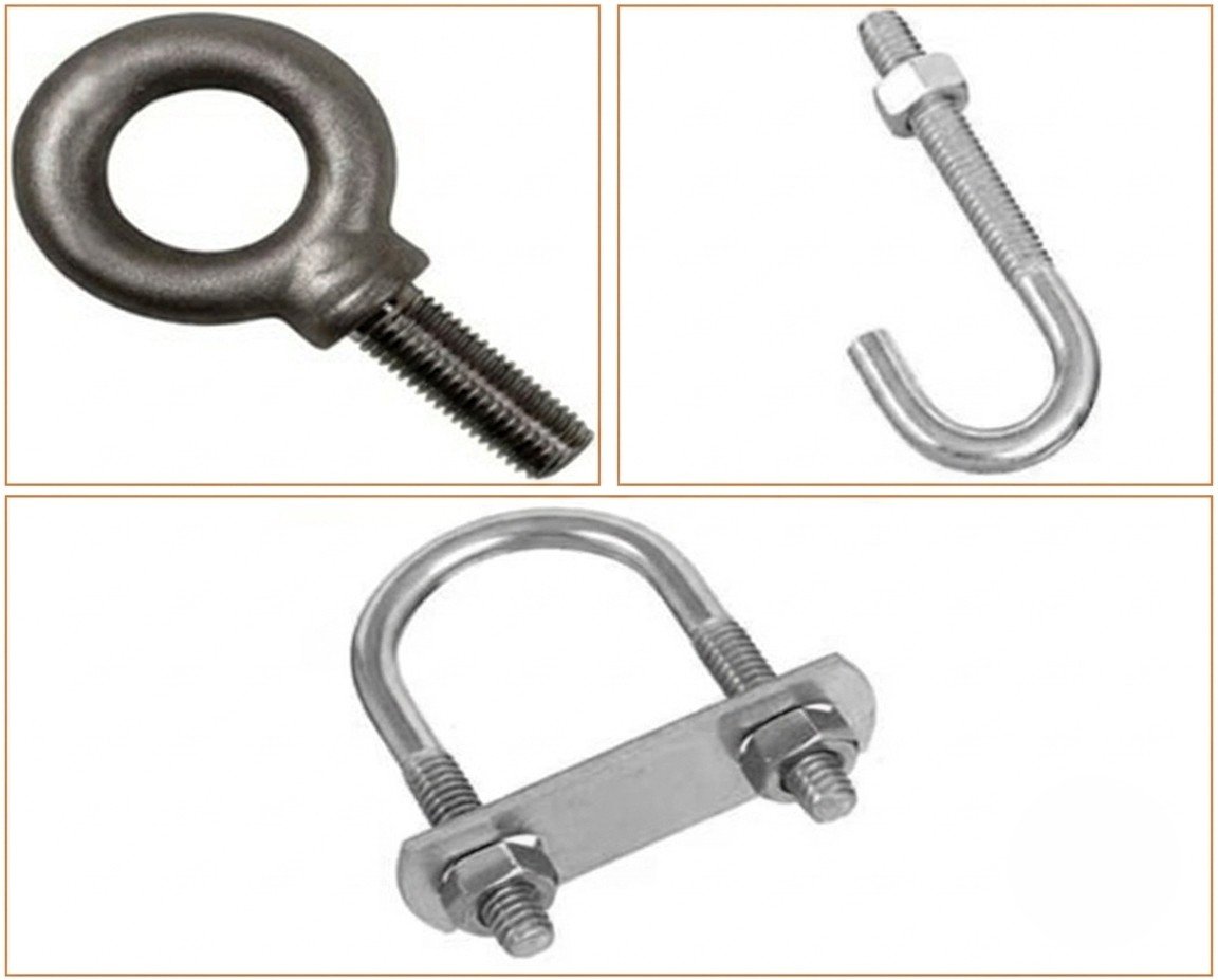 U, J & Eye Bolt
